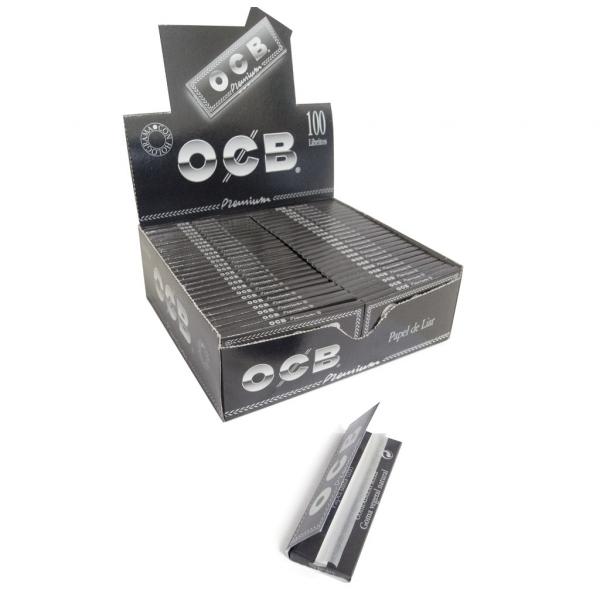 1 Box 100 Booklets OCB Premium 1 ¼  with Hologram Smoking Rolling Paper 