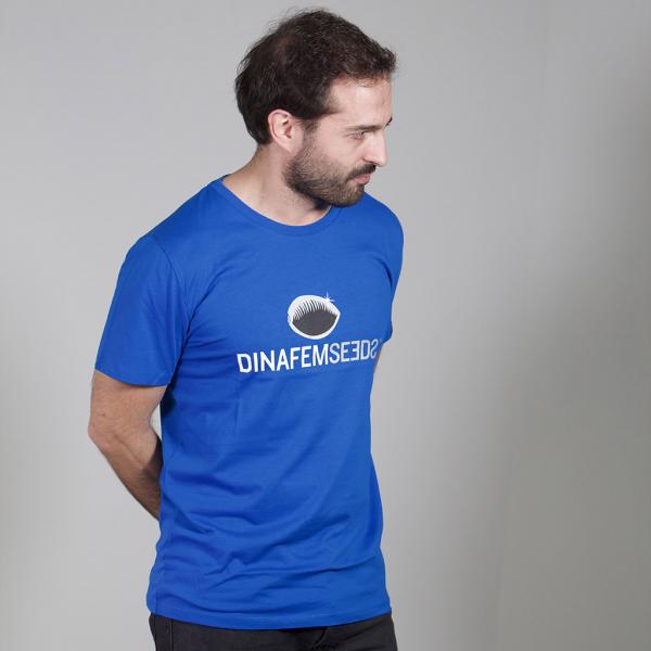 T-shirt grand logo Bleu (Taille M)