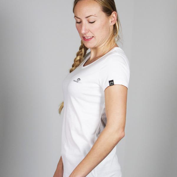 Small Logo Girls' T-Shirt White (M)