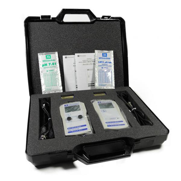 Kit pro testeur pH MW100 + testeur d'EC MW302 (1 unité)