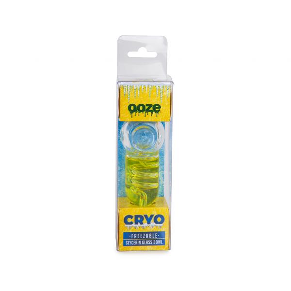 Cryo Glycerine Glass Pipe (Yellow)