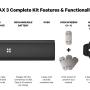 Vaporisateur Pax 3 - Kit Complet (Noir)
