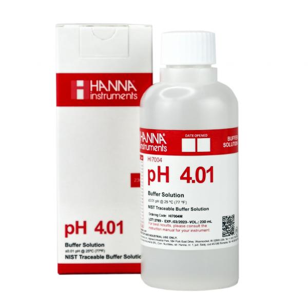 Bote Calibración pH 4,01 (230 ml)