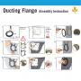 Ducting flange for DF25 (1 unit)